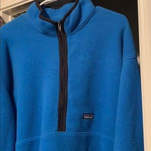 Men’s XXL Patagonia Light Blue Fleece Pullover.